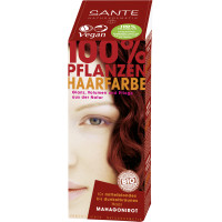 БІО-Фарба-порошок для волосся рослинна Червоне дерево/Mahagony Red, 100г 