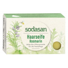 Органическое мыло-шампунь для волос Розмарин для укрепления и роста волос, 100 г