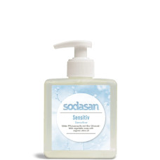 Органическое мыло Sensitive жидкое  для чувствительной и детской кожи, 300 мл УЦЕНКА - ПОМЯТАЯ УПАКОВКА